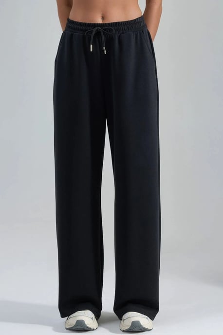 Mid Waist Wijde Leg Modal Broek - Image 1