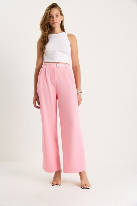 Gesp Breit Leg Tricot Broek - Image 3