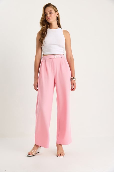 Gesp Breit Leg Tricot Broek - Image 4