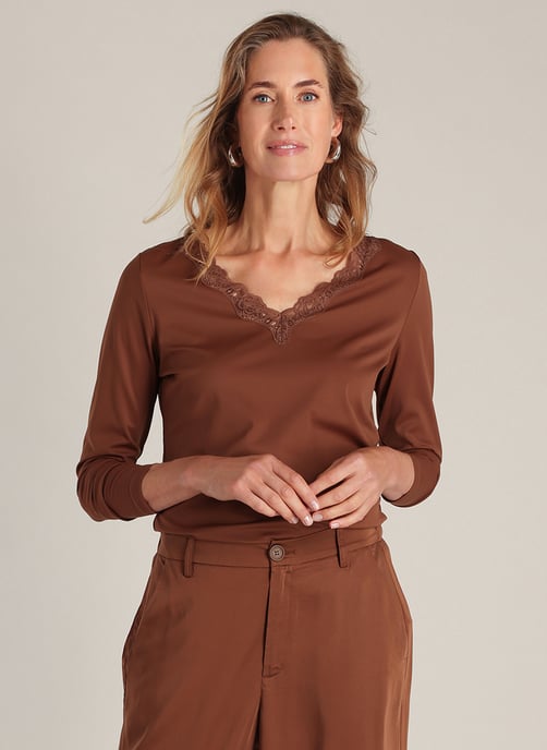 YEST Diliana Tops Copper Brown - Image 1