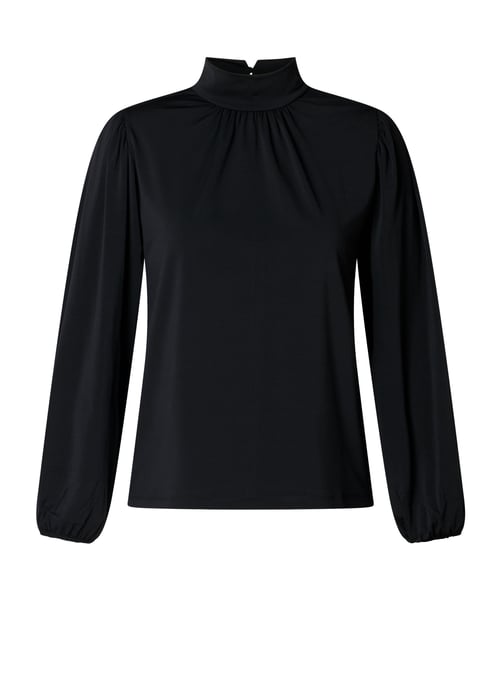 YEST CURVE Hadisa Jersey Shirts Black - Image 1