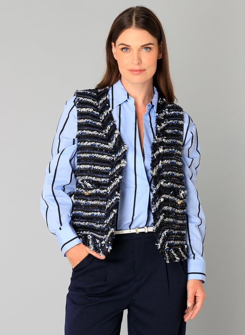 YEST Bertrada Cover ups Dark Navy/Multi Colo - Image 1