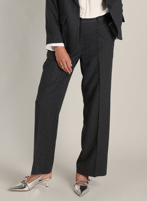 YEST Gilana Essential Bottoms Dark Grey/Melange - Image 1