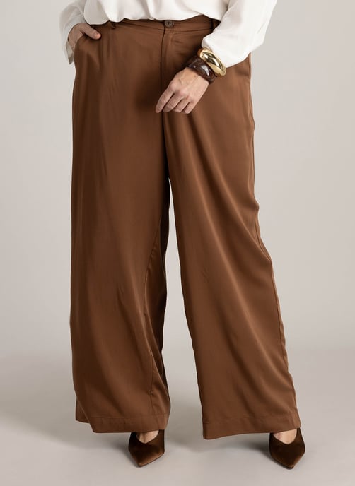 YEST CURVE Hasina Bottoms Copper Brown - Image 1
