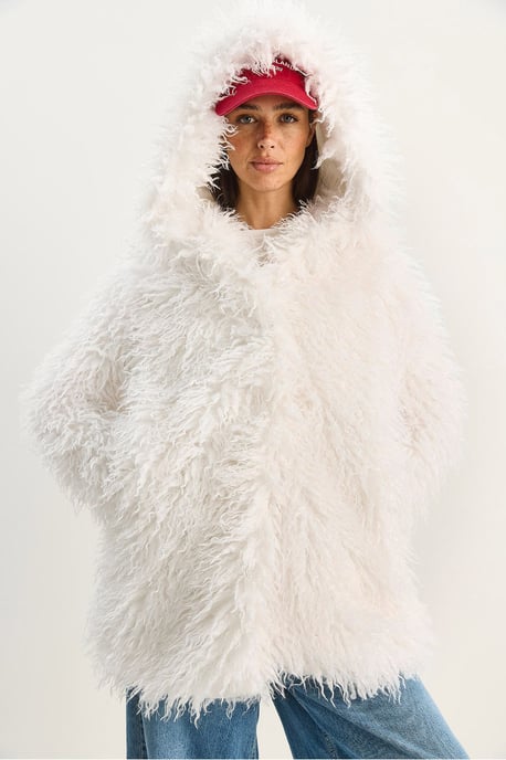 Oversized Hoody van Nepbont Jas - Image 5
