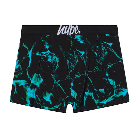 3-Pack Jongensboxers Zwart, Turquoise & Zwembadenprint Zachte Ademende Ondergoed - Image 4