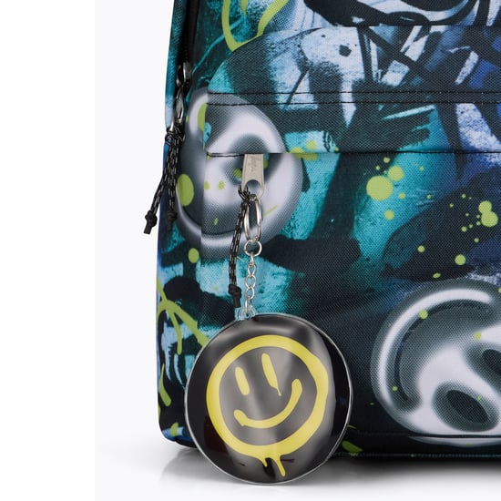 Kinderrugzak Multi Visionary Graffiti Print | 18L Schooltas met Laptopvak - Image 5