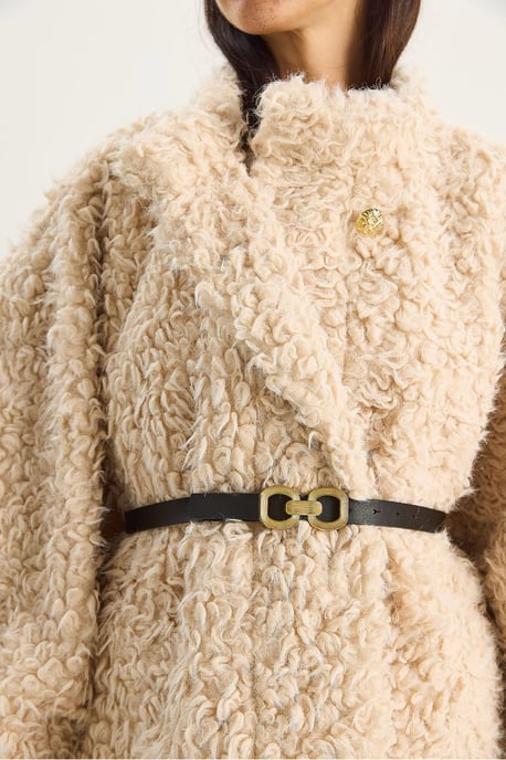 Oversized Pluche Jas met Kraag - Image 6