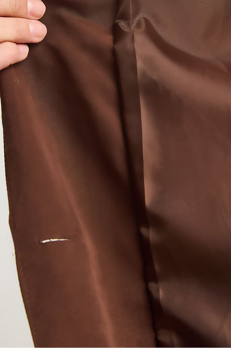 Oversized Midi Trenchcoat met Sjaalkraag - Image 5