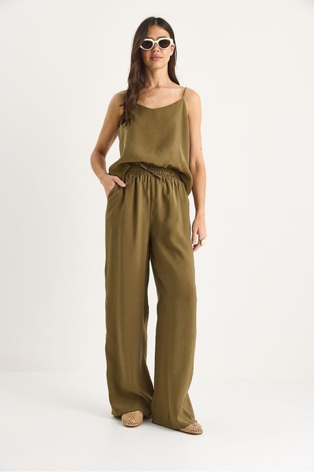 Mouwloze Camisole en Wijde Broek Coord Set - Image 2