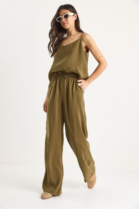 Mouwloze Camisole en Wijde Broek Coord Set - Image 3