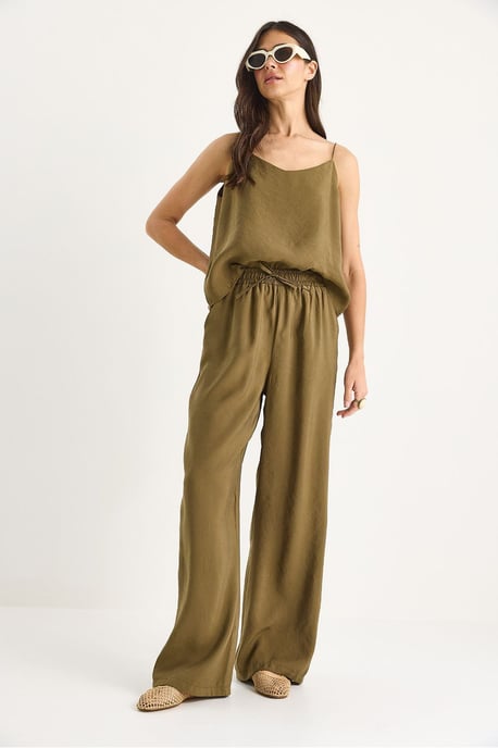 Mouwloze Camisole en Wijde Broek Coord Set - Image 4