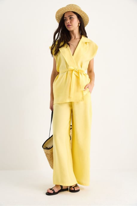 Vest en Wijde Pantalon Set - Image 2