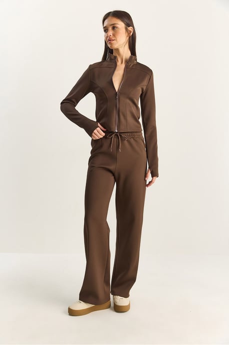 Jas en rechte broek twee-delige set - Image 2