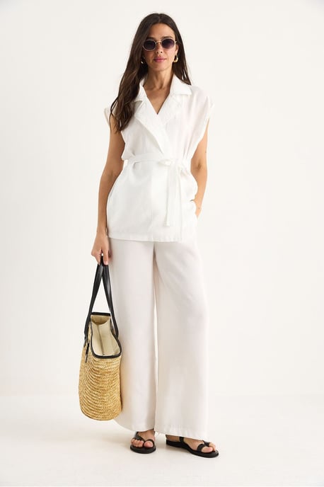 Vest en Wijde Pantalon Set - Image 2