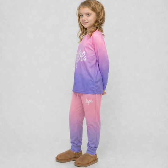 Meisjes Leggings Kinderen Roze Pastel Vervaag Stretch Casual Zachte Pasvorm Broek - Image 4