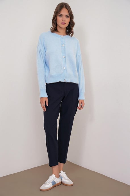 Geknoopte Oversized Gestructureerde Cardigan - Image 2