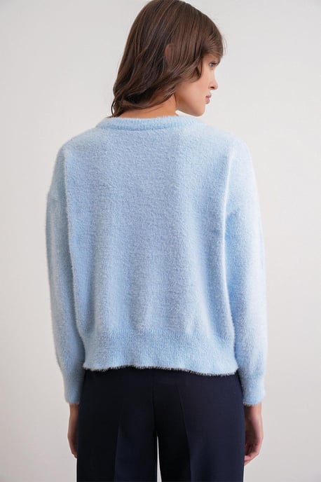 Geknoopte Oversized Gestructureerde Cardigan - Image 6