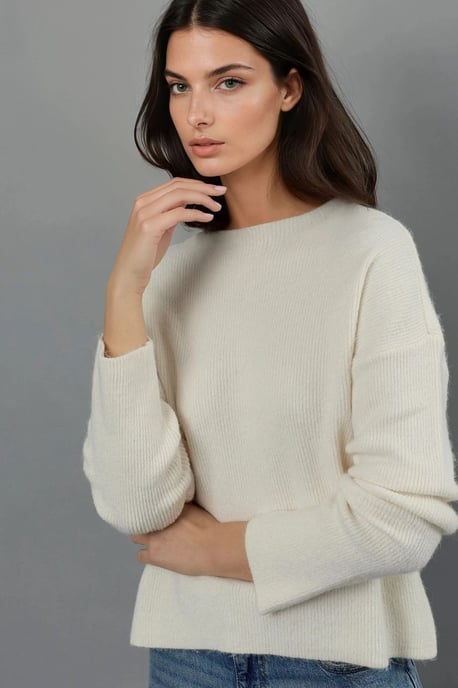 Ultra Zachte Crewneck Geknoopte Dubbelzijdige Cardigan - Image 4