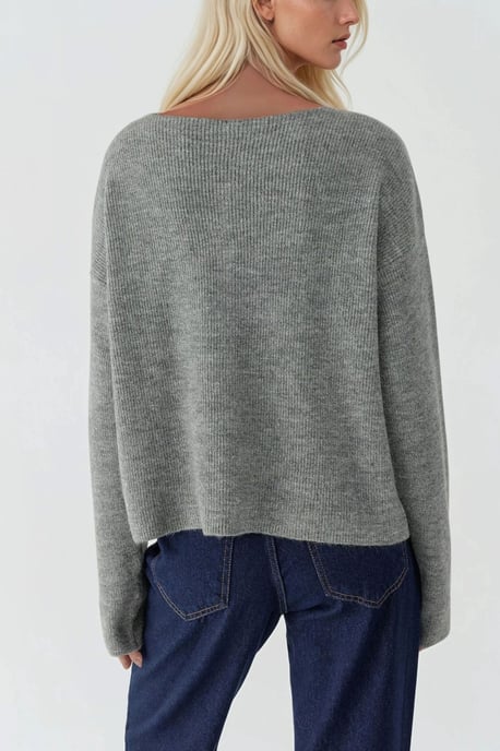 Ultra Zachte Coltrui Met Knopen Draagbare Cardigan - Image 5
