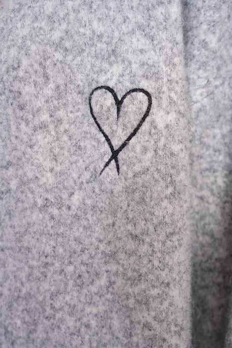 Oversized Gebreide Cardigan met Hartdetail - Image 5