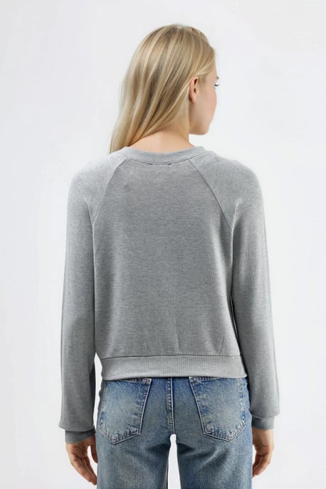 Ronde hals knoop cardigan - Image 3