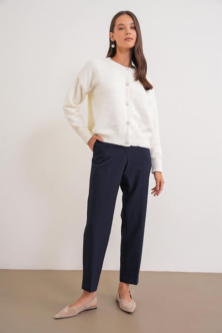 Geknoopte Oversized Geweven Cardigan - Image 2