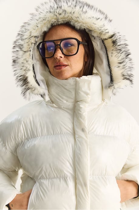 Hooded Puffer Donsjas - Image 6
