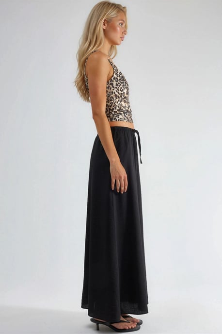 Hoge Taille A-Lijn Maxi Rok - Image 4
