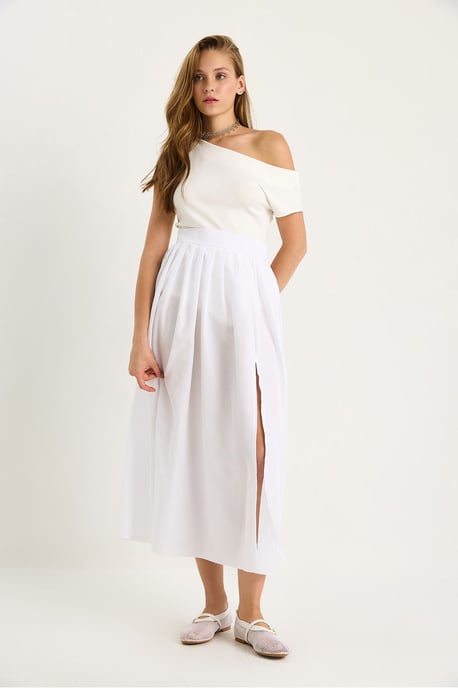 Hoogwaardige Maxi Rok met Split - Image 2