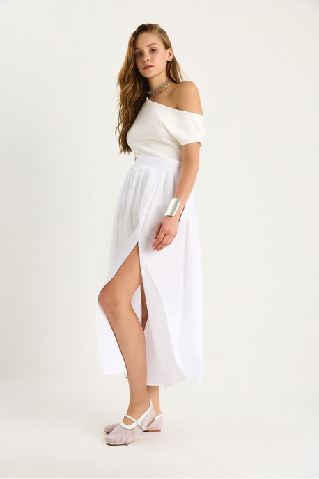 Hoogwaardige Maxi Rok met Split - Image 4