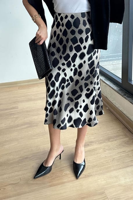 Luipaard Midi Rok - Image 1
