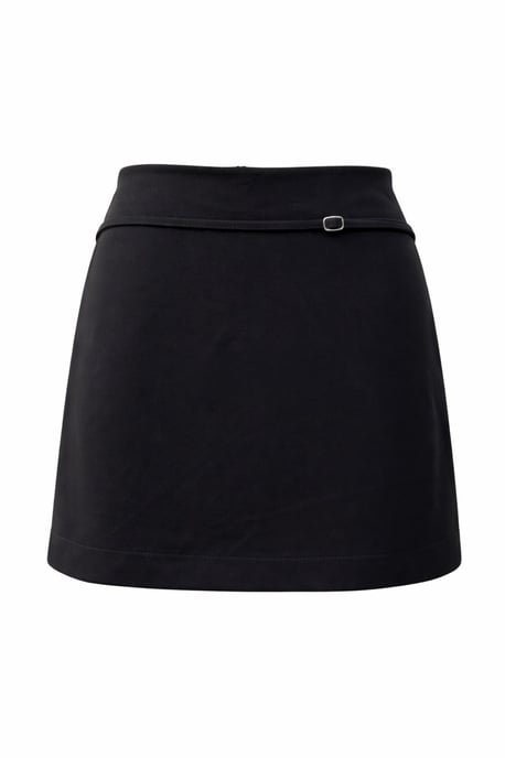 Hoog Taille Mini Rok met Ceintuur - Image 1