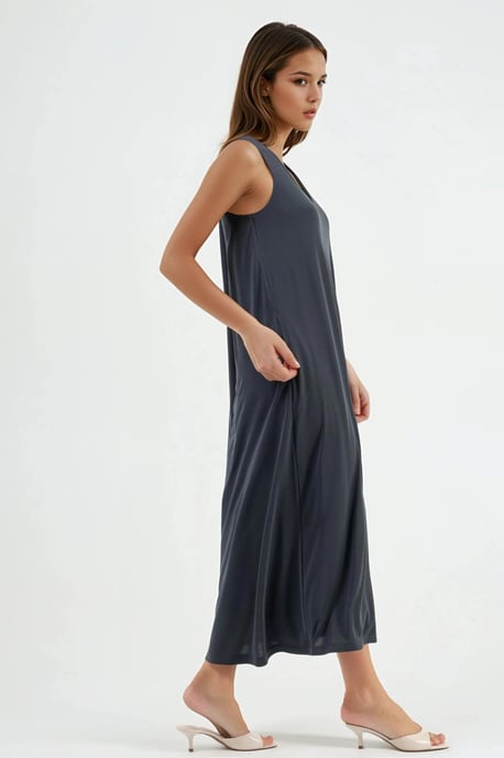 Halterneck Modal Dress - Image 2