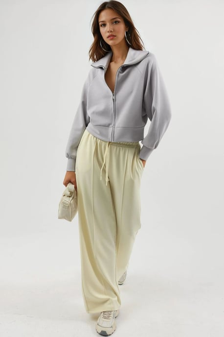 Ontspannen Pasvorm Met Rits Sweatshirt - Image 5
