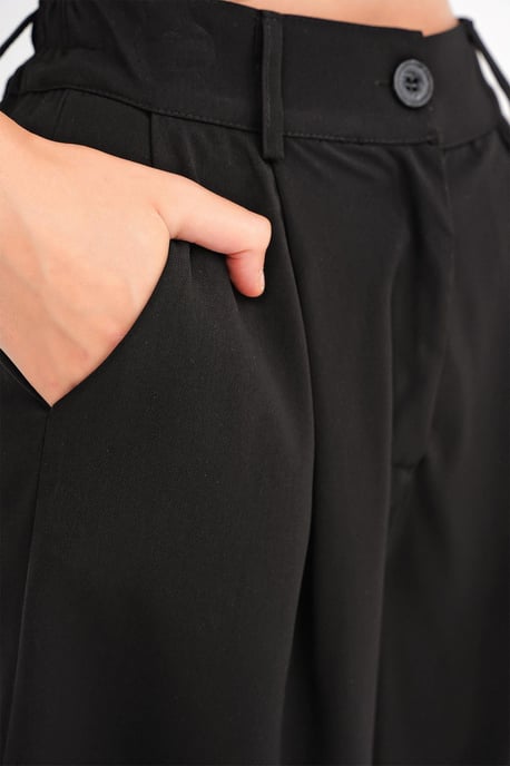 Hoge Taille Geknoopte Zak Shorts - Image 6