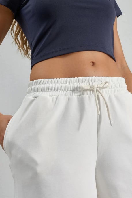 Elastische Taille Modal Shorts met Zakken - Image 6