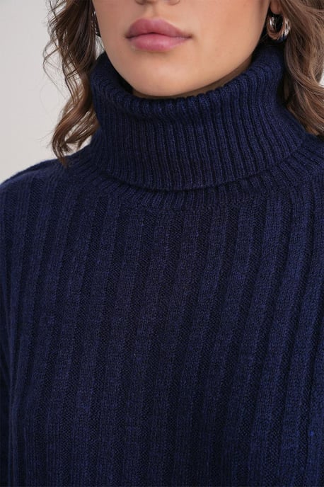 Oversized Ribbels Turtleneck Trui - Image 6