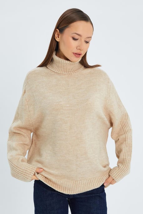 Losse Pas Turtleneck Gebreide Trui - Image 6