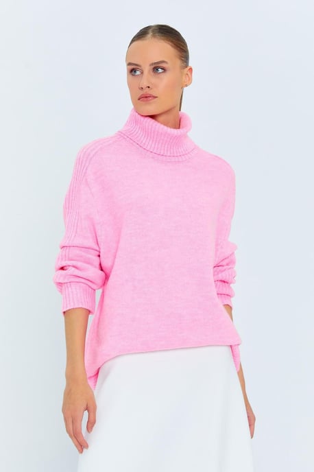 Losse Pas Turtleneck Gebreide Trui - Image 3