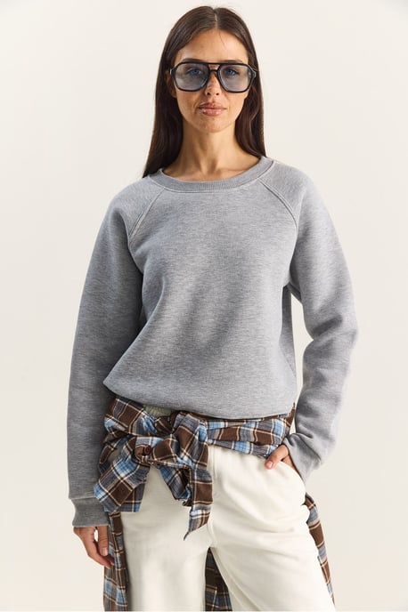 Ontspannen Pasvorm Crewneck Gebreide Sweater - Image 1