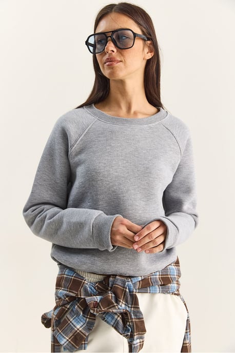 Ontspannen Pasvorm Crewneck Gebreide Sweater - Image 4