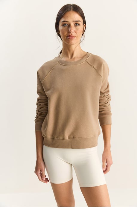 Losse Pasvorm Crew Neck Gebreide Sweatshirt - Image 6