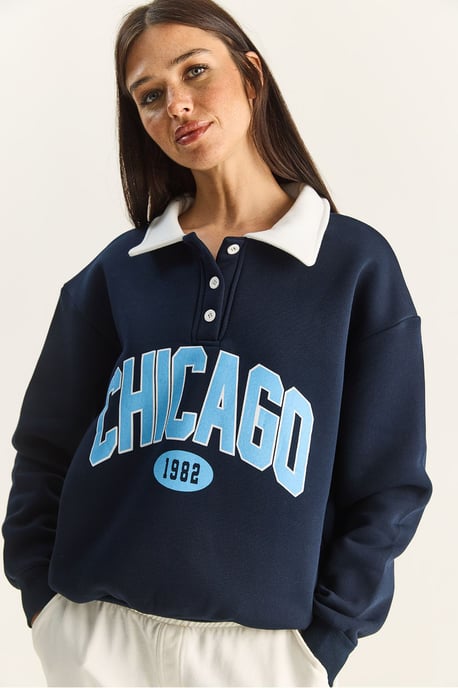 Overmaatse Geprinte Sweatshirt - Image 4