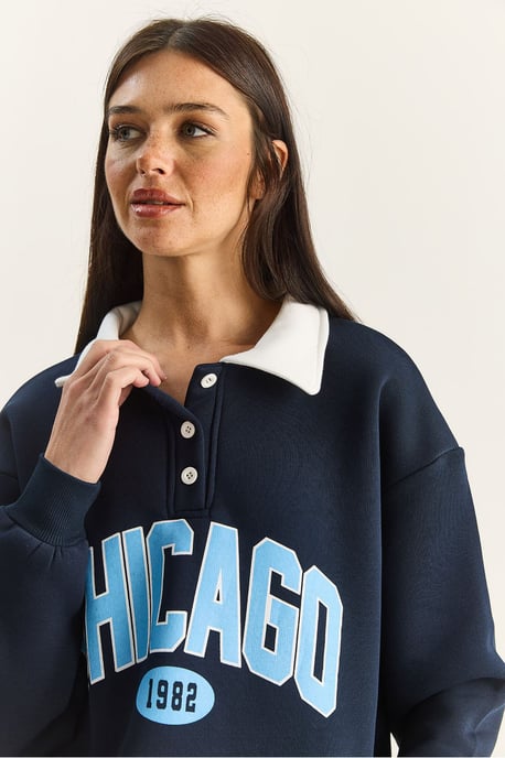 Overmaatse Geprinte Sweatshirt - Image 5
