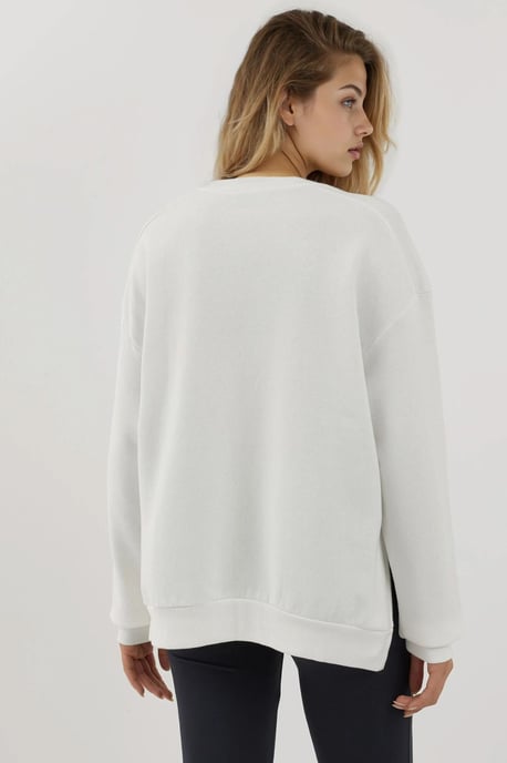 Gestructureerde Sweater met Ritsdetails - Image 2