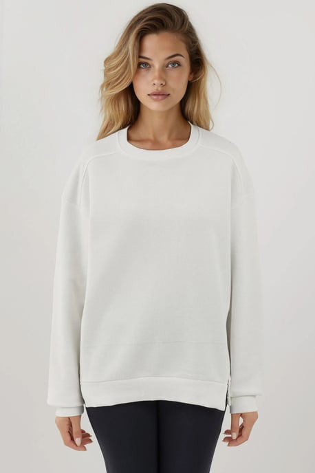 Gestructureerde Sweater met Ritsdetails - Image 4