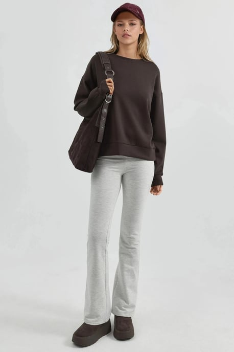 Ontspannen Fit Crew Neck Modal Sweatshirt - Image 4