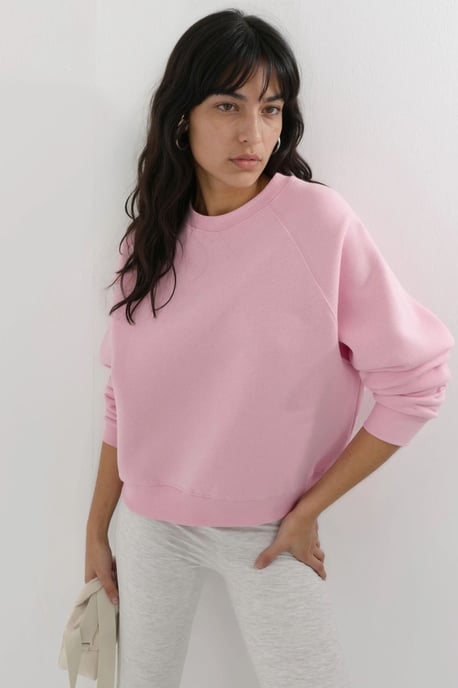 Ronde Hals Lange Mouwen Gebreide Sweatshirt - Image 1