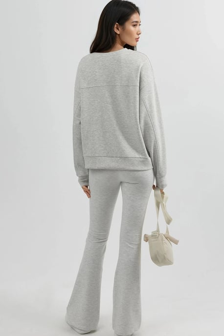 Ontspannen Pasvorm Crewneck Modal Sweatshirt - Image 3